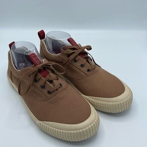 LL Bean Eco Woods Men's Size 9.5 M Rust Canvas Rugged Sole Sneakers